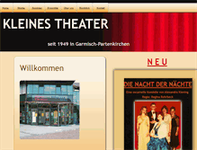 Tablet Screenshot of kleinestheater.de